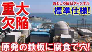 【韓国原子力発電所に重大な欠陥】 腐食で壁に穴が開く仕様！