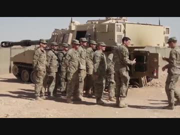 M777＆M109榴弾砲  ISを砲撃中の米陸軍砲兵隊