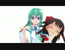 【危険なPPAP】早苗さんでペンパイナッポーアッポーペン！【東方MMD】