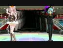 (MMD)ネコちびミクさんと櫻歌ミコさんで「クラブナイトメア」