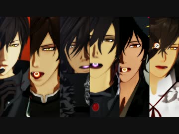 【MMD刀剣乱舞】Happy Halloween【大倶利伽羅×６】