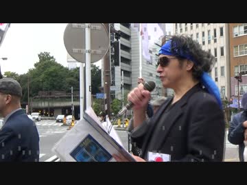 【新社会運動】韓国慰安婦大統領パククネ来日反対街宣　２　はた氏