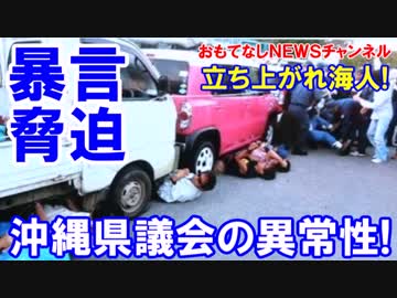 【パヨクの集まり沖縄県議会】 機動隊員の侮辱発言に厳重に抗議する！