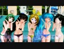 【MMD】くしろ式ミク・グミ・リンさんで「気まぐれメルシィ」