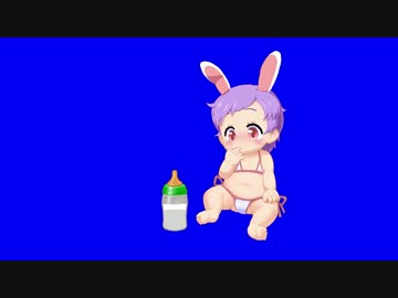 赤ちゃんミルクを飲む乳児HSI姉貴BB