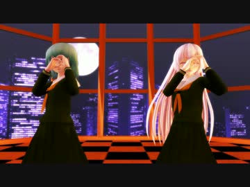 【東方卓遊偽】恋火と心子で『Happy Halloween』【MMD】
