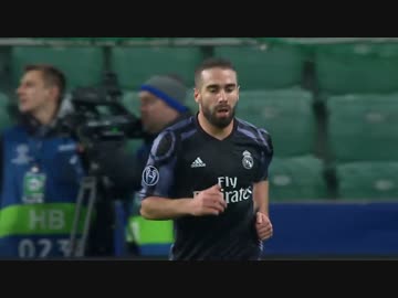 【16/17CL】レアル・マドリードvsレギア・ワルシャワ ハイライト