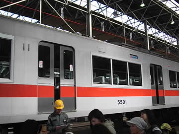 山陽電車フェスティバル2016　山陽5000系　扉の開閉