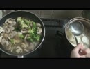 FPS ×　料理　簡単海老のアヒージョと鶏肉とカブの中華風スープ