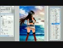 画質テスト２《メイキング》重責とナイスバディ　openCanvas