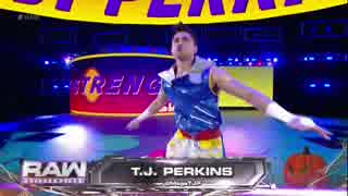 【Raw Cruiserweight】 TJ Perkins vs. The Brian Kendrick | Championship Match 2016年10月31日