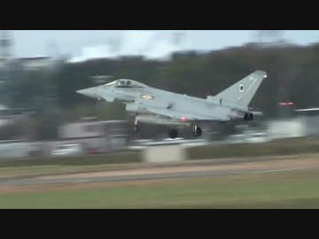 【2016英空軍】４騎！タイフーン一過＆日米戦闘機！！【三沢基地】