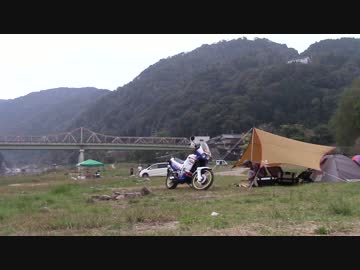 【バイク車載】笠置でキャンプしてきました