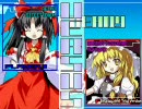 【MUGEN】霊夢と魔理沙が本気で決着をつけるようです