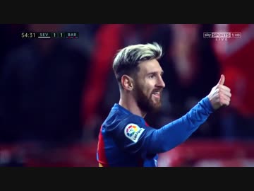 メッシタッチ集 vs Sevilla 2016.11.06