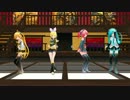 【MMD】 ままま式あぴミク、リン、ネル、テトでLaLaL危 【８８８作品】