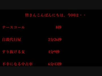 【ゆっ怖】ゆっくり怖い話・その59