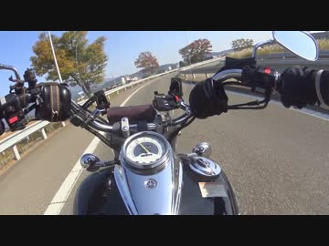 簡易チェストマウントで高速を走るテスト[バイク車載動画]