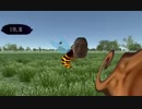 スズメバチを撃退するゆうさく.fps
