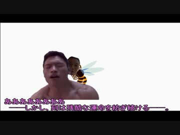 ノムリッシュスズメバチに刺されるゆうさく