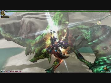 【MHF-G】辿異☆１　ダイミョウザザミ　双剣ソロ　【大体初見】