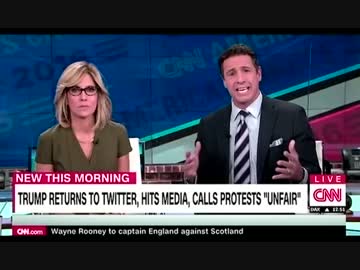 トランプ氏が抗議デモをMediaが煽ったとTweet 核心突かれCaster発狂逆に煽るw