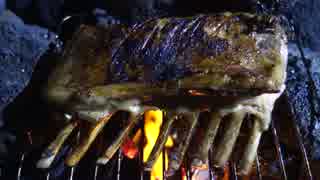 アウトドアをやろう！「ムーファ（羊）焼いて食べるぞ」 in 八丈島