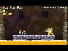【New スーパーマリオブラザーズWii】元上司と他人と私【三人で実況】part3