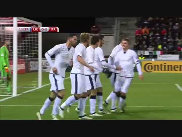 【W杯欧州予選】イタリアvsリヒトシュタイン ハイライト