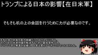 ゆっくり素人の政治感想動画　第五回【在日米軍の未来】