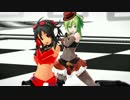 【MMD】GUMIさんが二人で炉心融解【修正版】