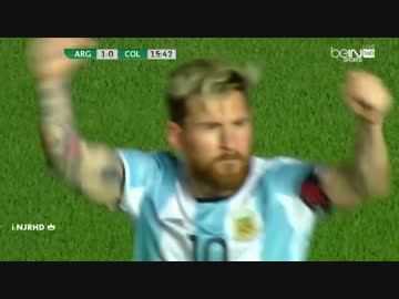 メッシタッチ集 vs コロンビア 2016.11.15