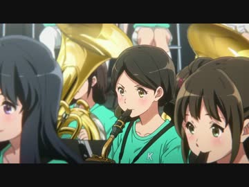 【響け！ユーフォニアム2】北宇治高校吹奏楽部　京都駅コン【宝島】