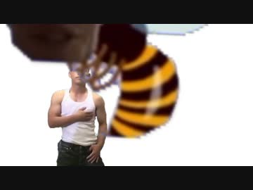 オオスズメバチに刺されるゆうさく