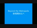 発車メロディー　Beyond the Metropolis　音程聞き比べ