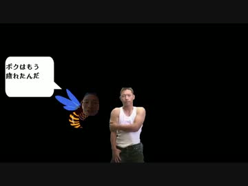 ゆうさくを刺すことに絶望したスズメバチ.SAVE