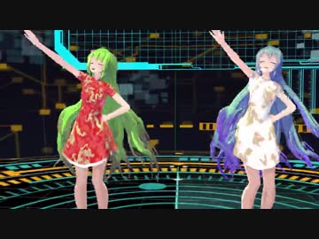 【MMD】★照れミク・ライムさんでhand in hand