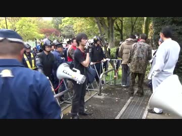 【2016/11/20】天皇制いらないデモへのカウンター　序章