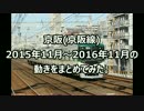 京阪 ( 京阪線 ) 2015年11月～2016年11月の動きをまとめてみた。