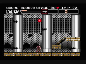 【MSX2】ドラキュラ。1～3面(蝙蝠BOSSまで)