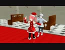 【金の聖夜霜雪に朽ちて】重音テト★雪歌ユフ【UTAU MMD】