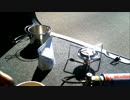初めて外で調理してみた！＜チョイ爆＞車中泊｛仮｝