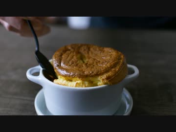 「音フェチ」カニとチーズのスフレ