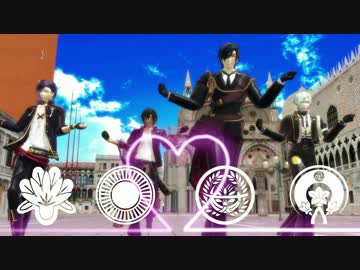 【MMD刀剣乱舞】LaLaL危　黒組(膝・明・燭・大)