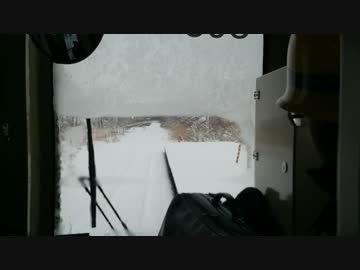 【前面展望】留萌本線（深川～留萌）その３【今年初の大雪】