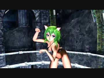 【MMD】 スリングショットの犬養さんでPink Cat 【紳士向け】