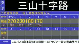 京成バス津31-1 車内放送 津田沼駅→習志野出張所