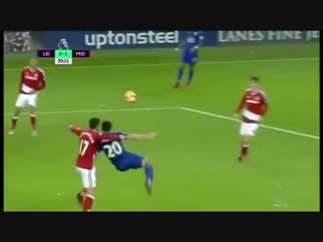 岡崎先発 ≪16-17EPL：第13節≫ レスター・シティvs ミドルスブラ