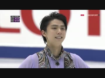 【ESPドイツ実況字幕付】 羽生結弦  2016年 NHK杯 SP　