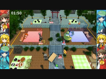 【自作ゲーム】ハクレイフリーマーケット (開発中)  CPU実装してみた